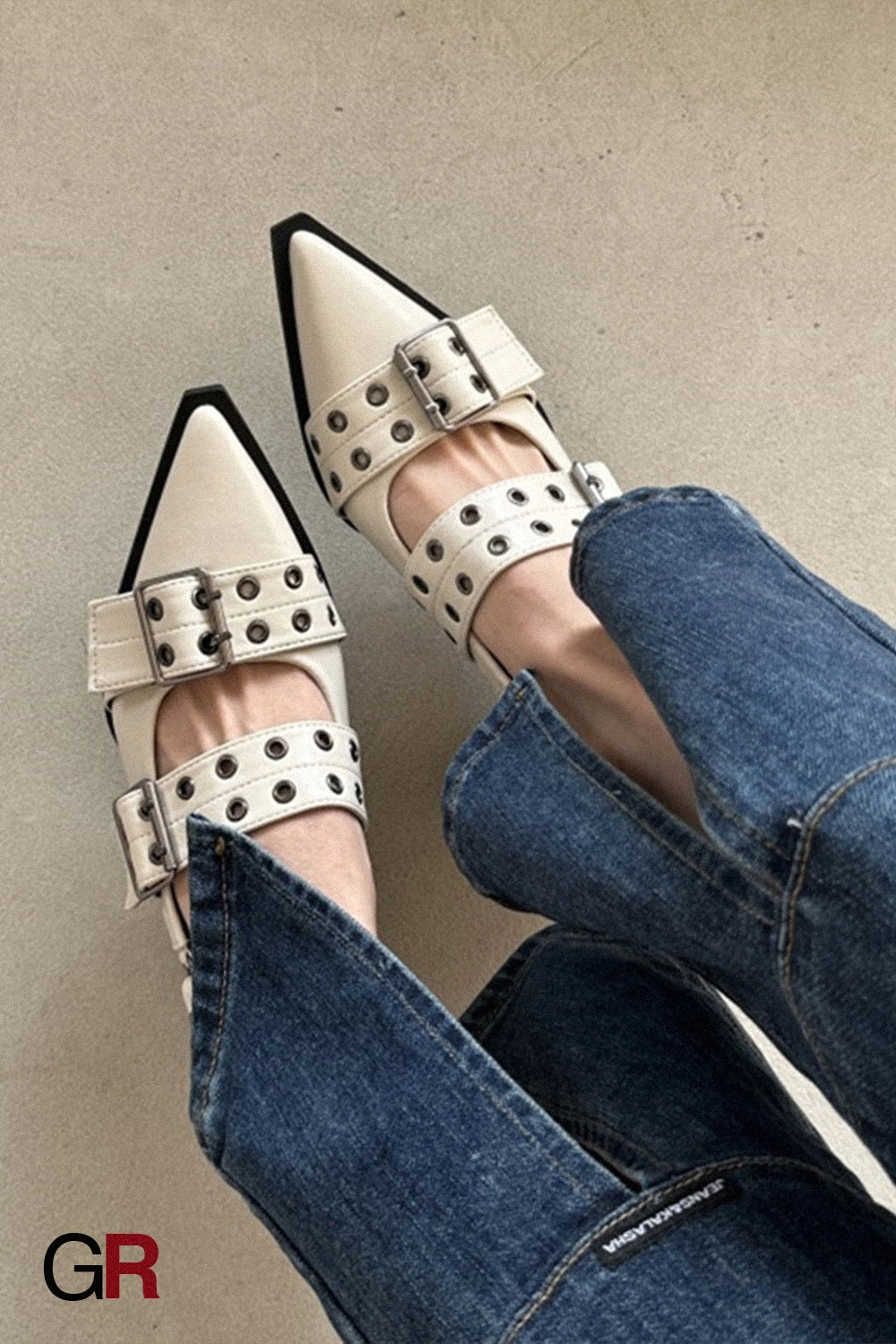 Varenne Studded Flats