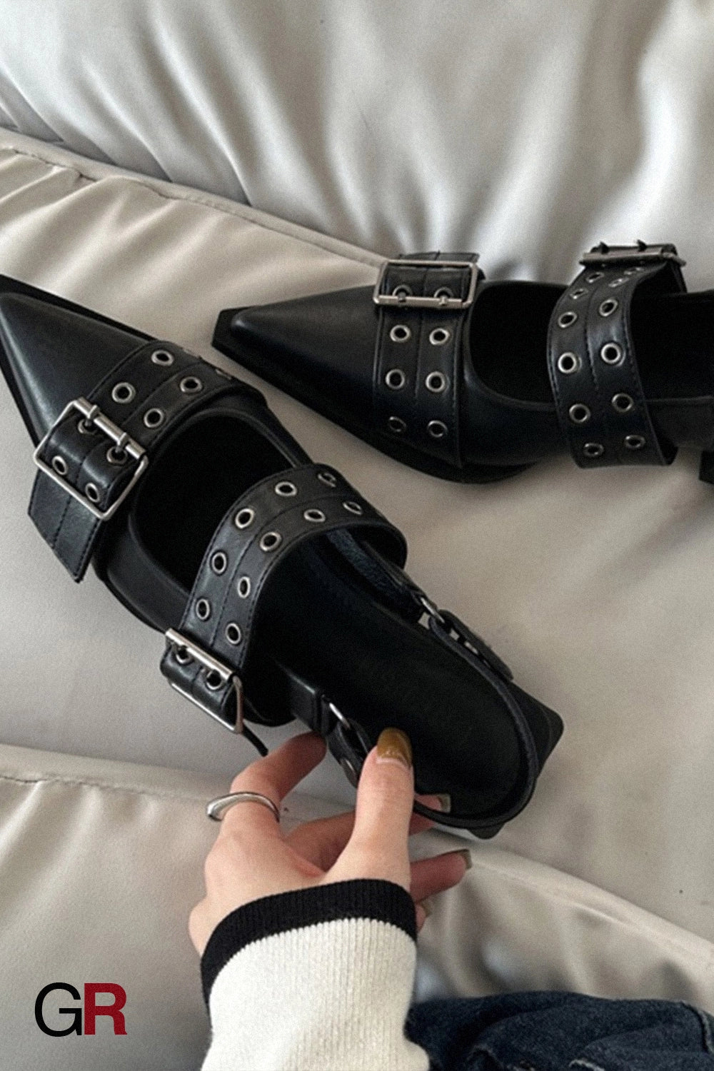 Varenne Studded Flats