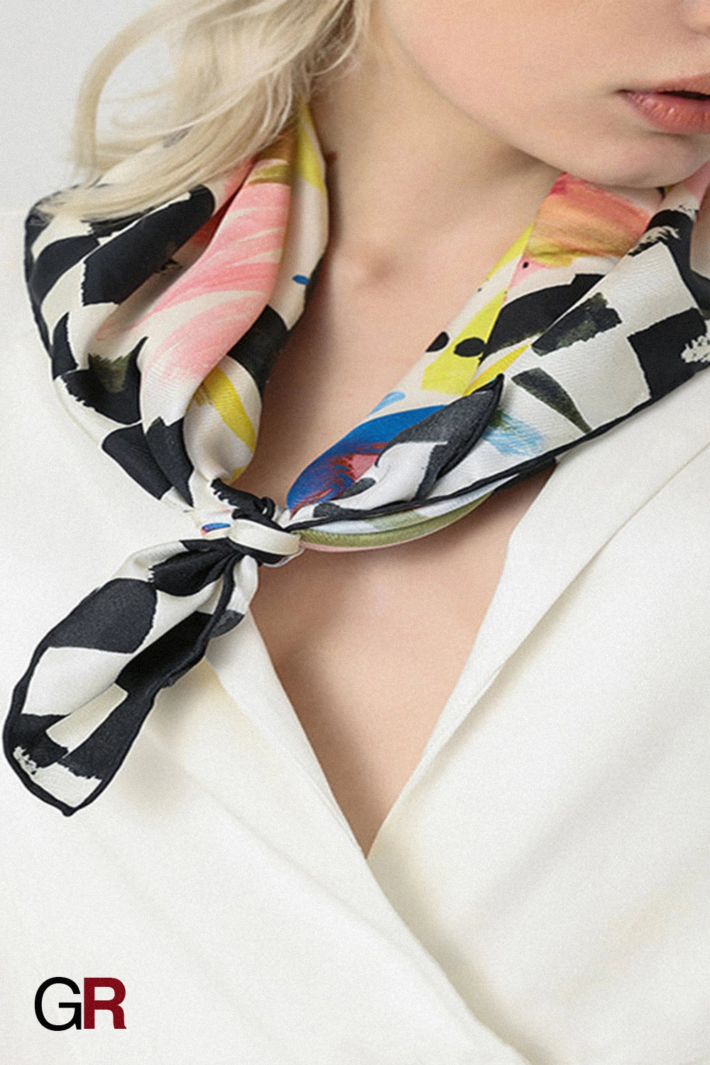 Artois Bloom Silk Square