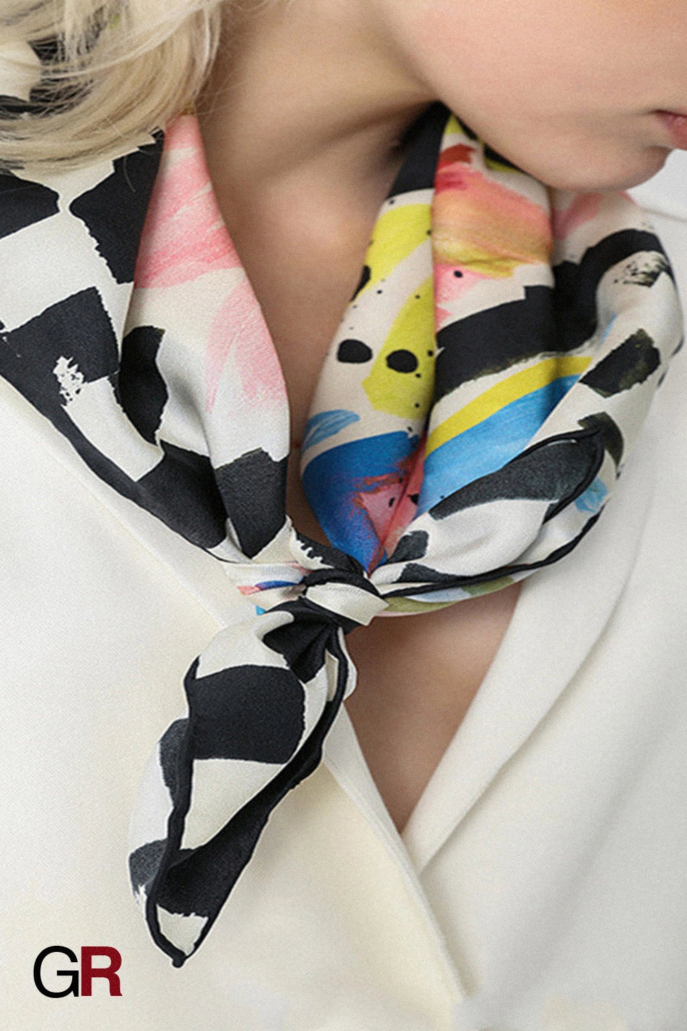 Artois Bloom Silk Square