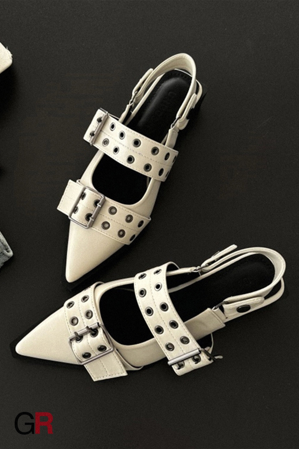 Varenne Studded Flats