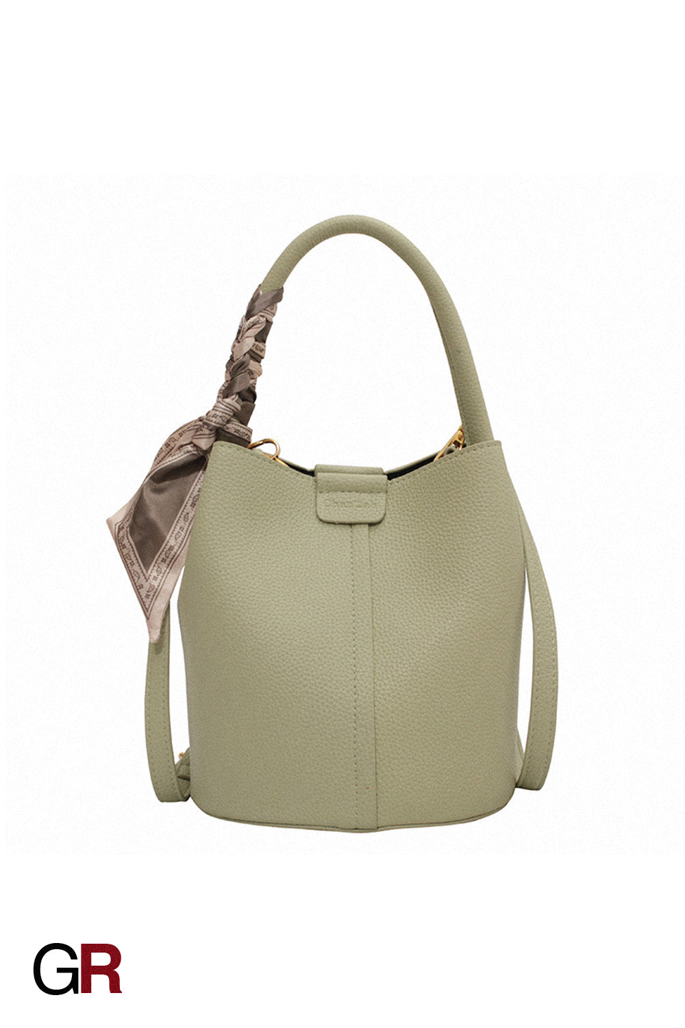 Lychee Pattern Textured Handbag Women's Bag Western Style