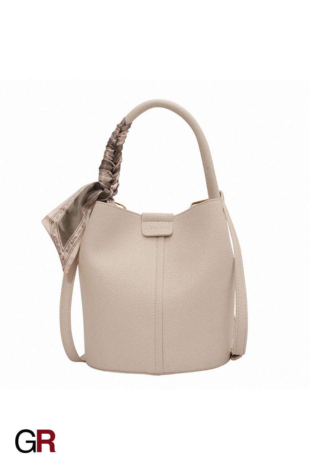 Lychee Pattern Textured Handbag Women's Bag Western Style