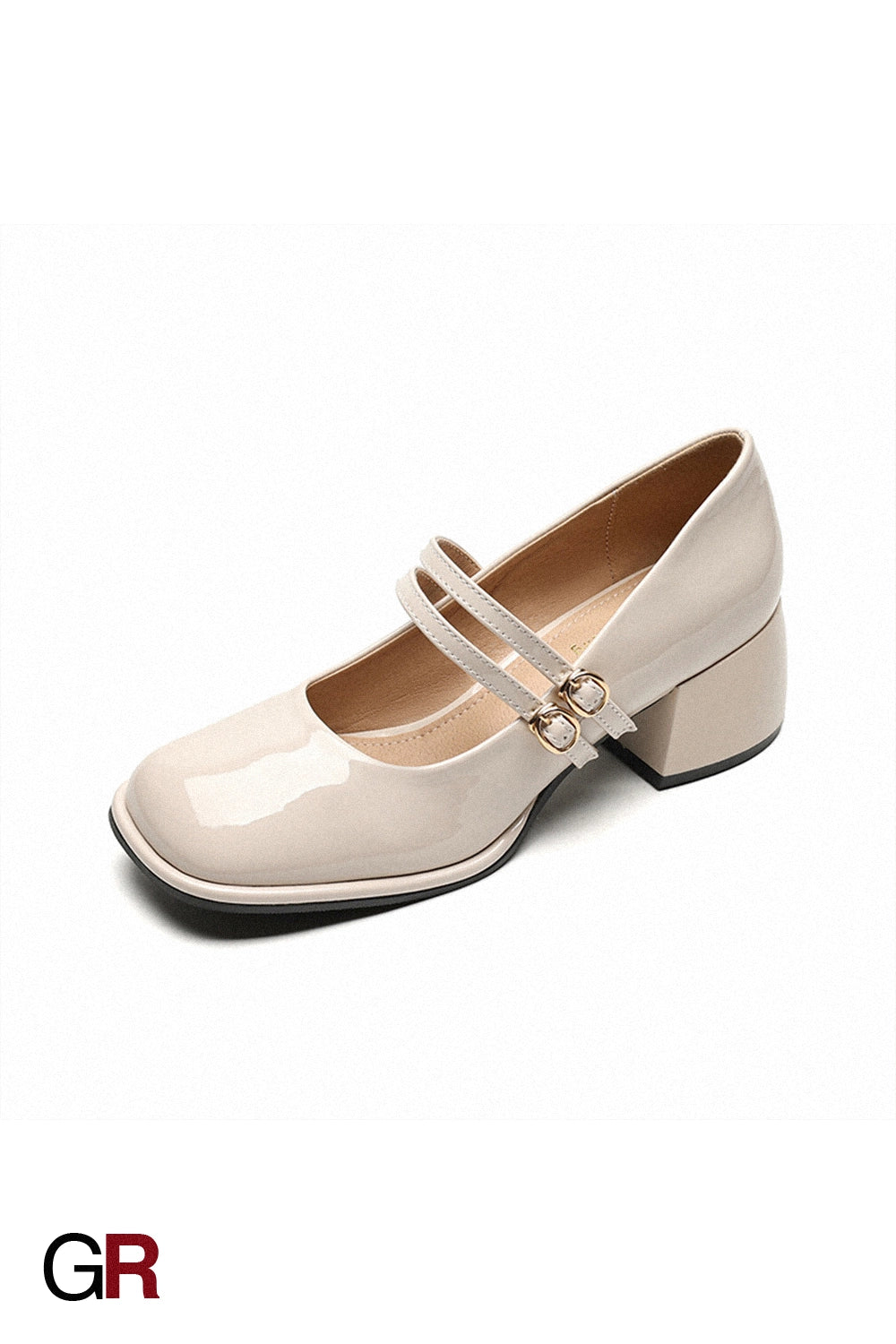 Amélie Double Strap Heels