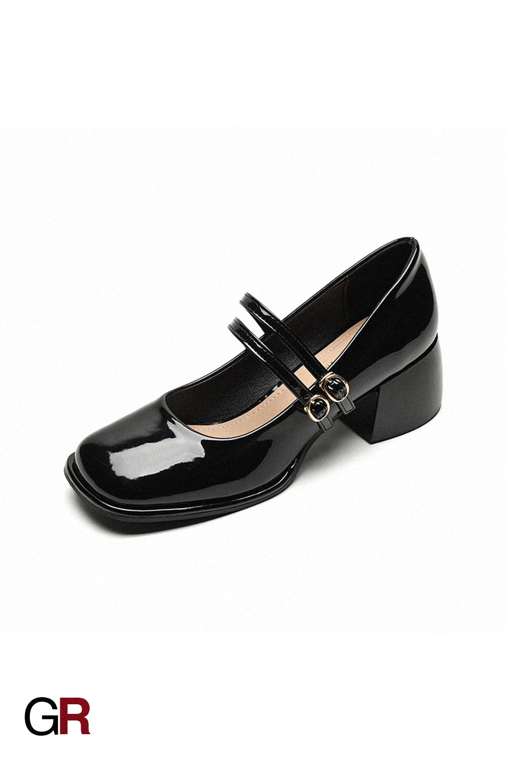 Amélie Double Strap Heels