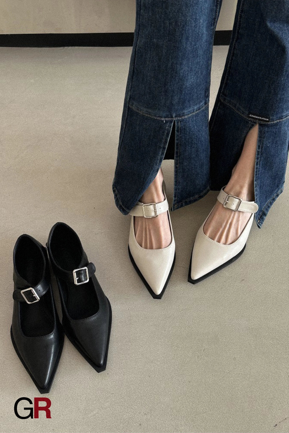 Margaux Pointed Mary Janes