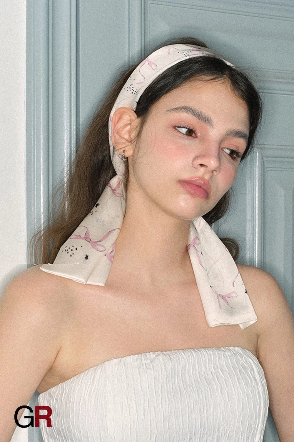 Ribbon Reverie Silk Scarf