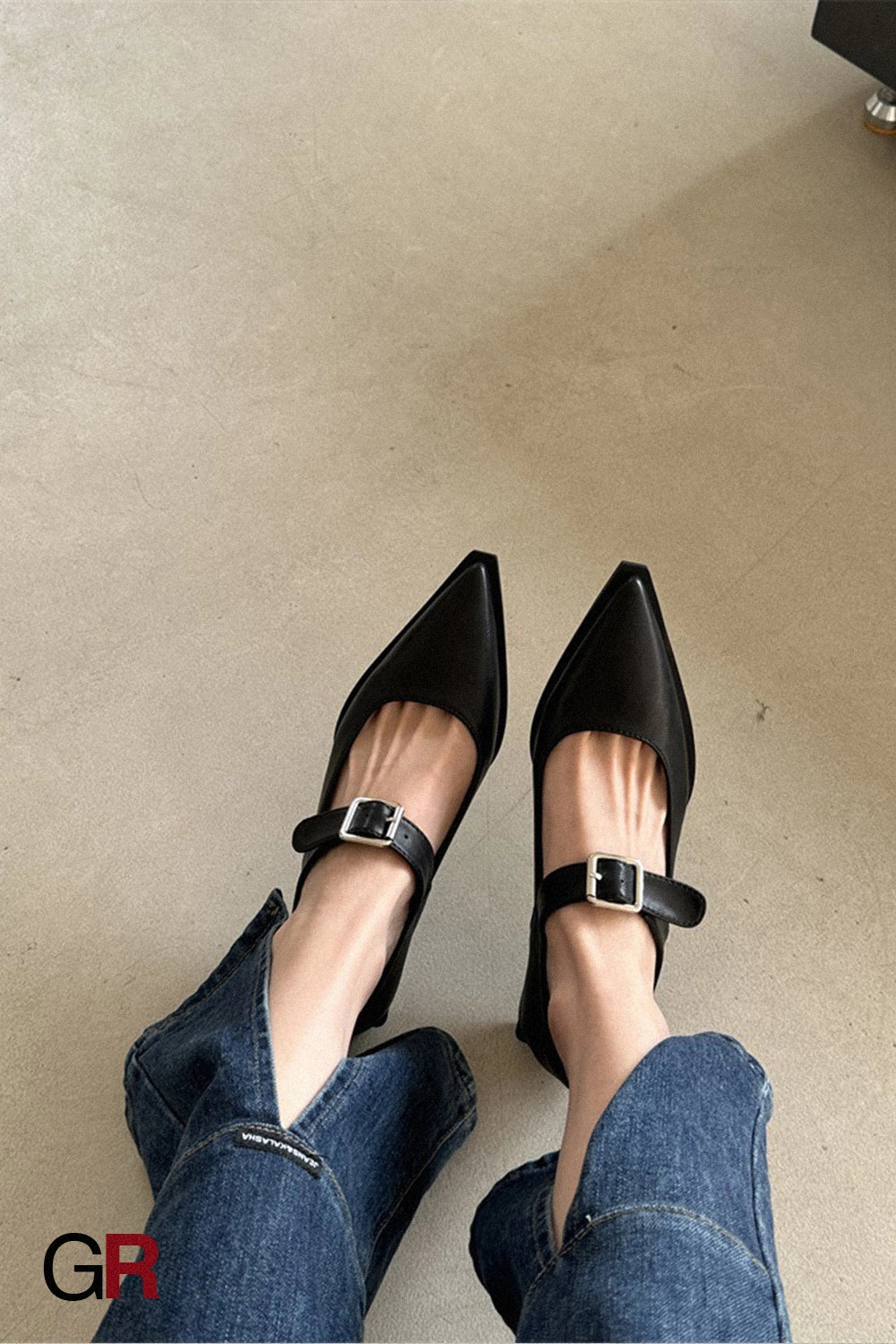 Margaux Pointed Mary Janes