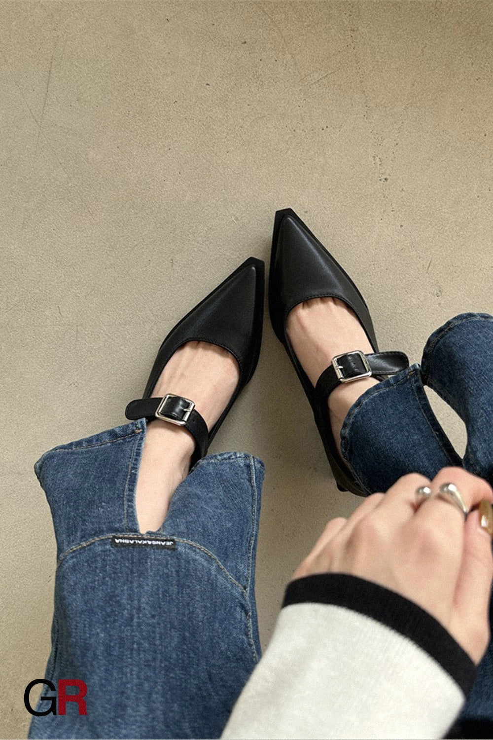 Margaux Pointed Mary Janes