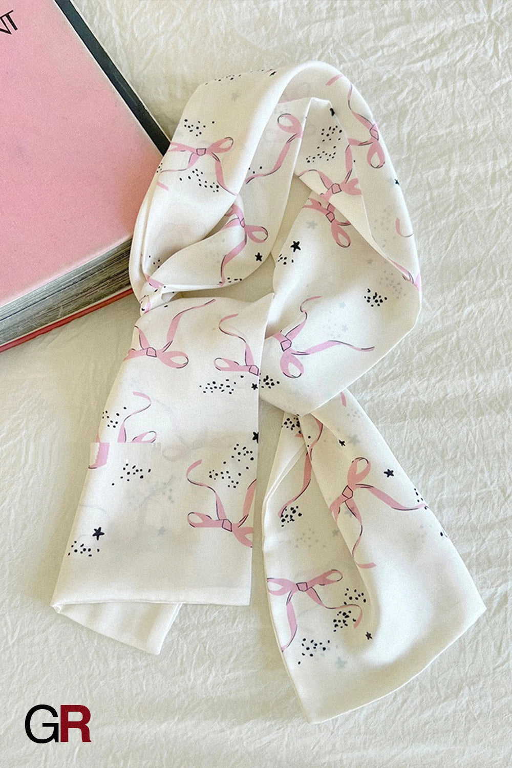 Ribbon Reverie Silk Scarf