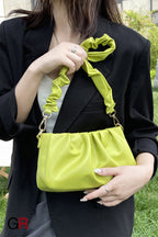 Fashionable Pleated Cloud Casual Fashionable Simple Texture Underarm Shoulder Bag