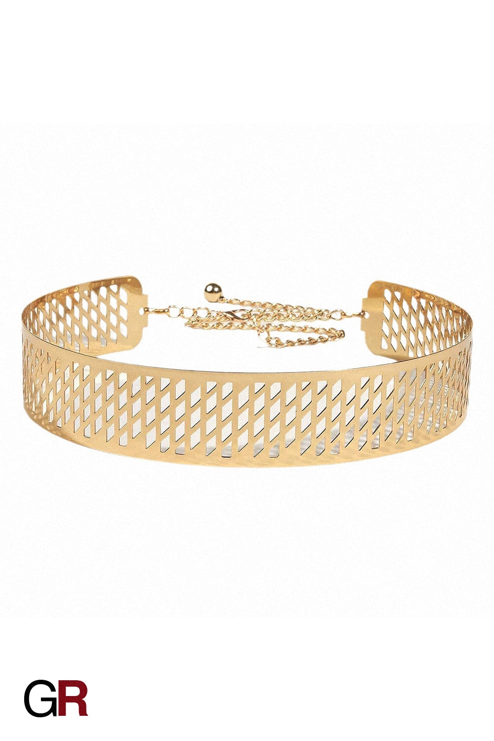 MONACO CUTOUT METALLIC BELT