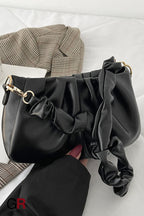 Fashionable Pleated Cloud Casual Fashionable Simple Texture Underarm Shoulder Bag