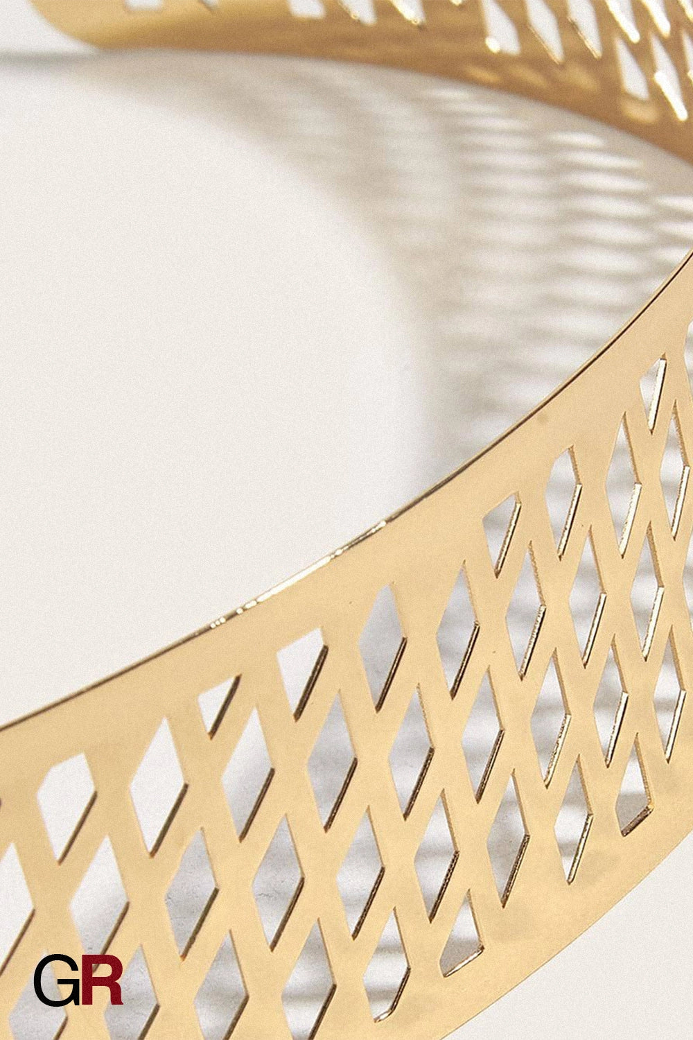 MONACO CUTOUT METALLIC BELT