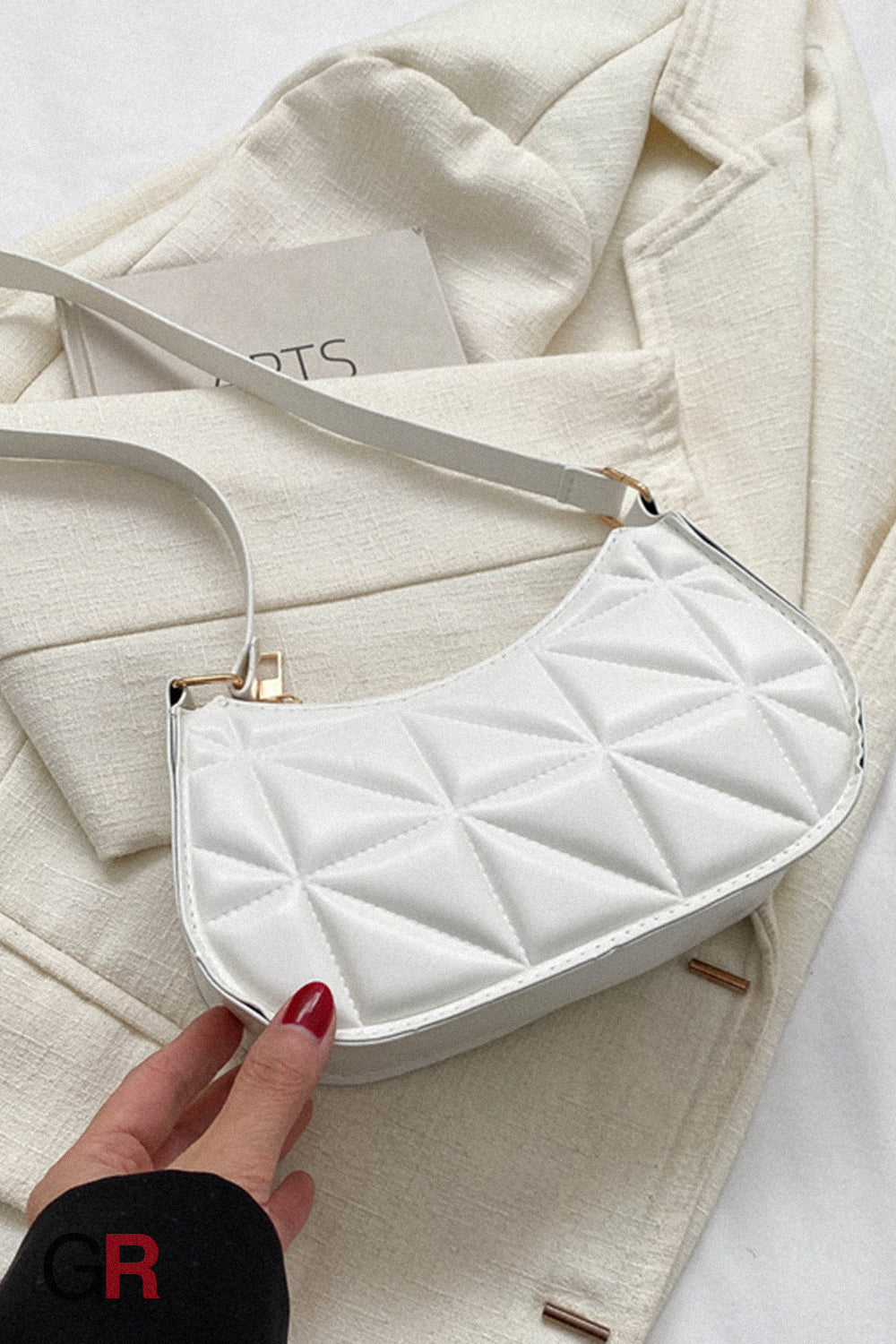 Retro Casual Portable Shoulder Bag Fashion Underarm Bag Women