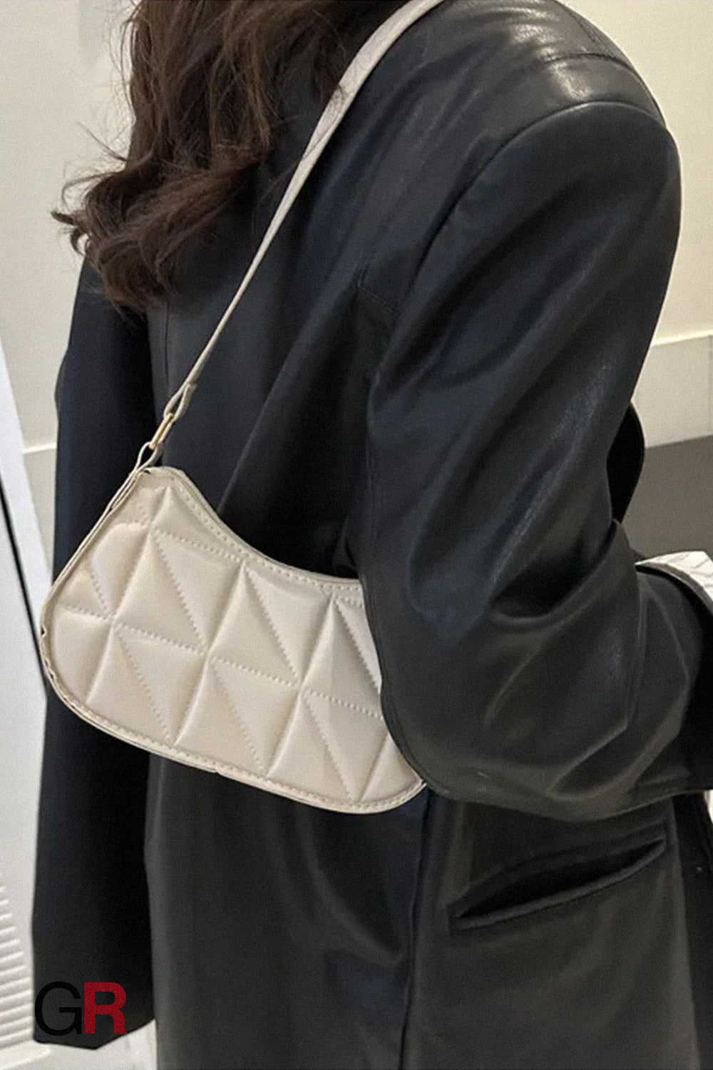Retro Casual Portable Shoulder Bag Fashion Underarm Bag Women