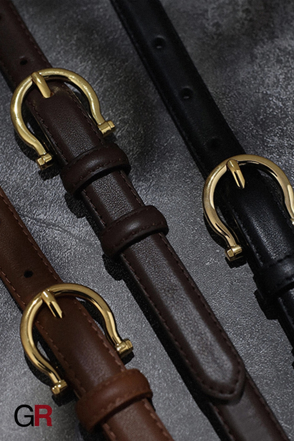 Ceinture Héritage Brun Équestre