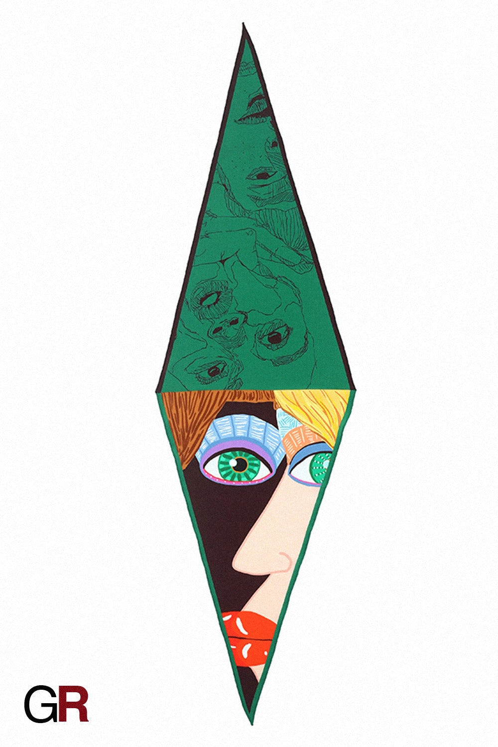 Soleil Voyage Silk Scarf