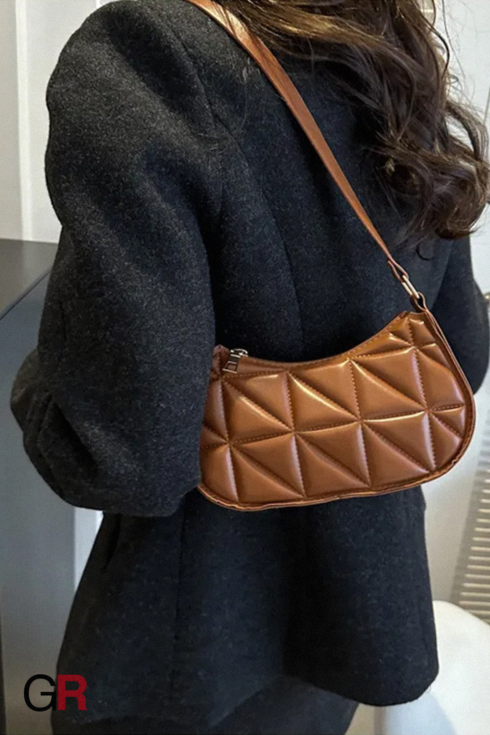 Retro Casual Portable Shoulder Bag Fashion Underarm Bag Women