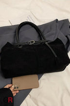 Retro Large-capacity Suede Shoulder Tote Bag