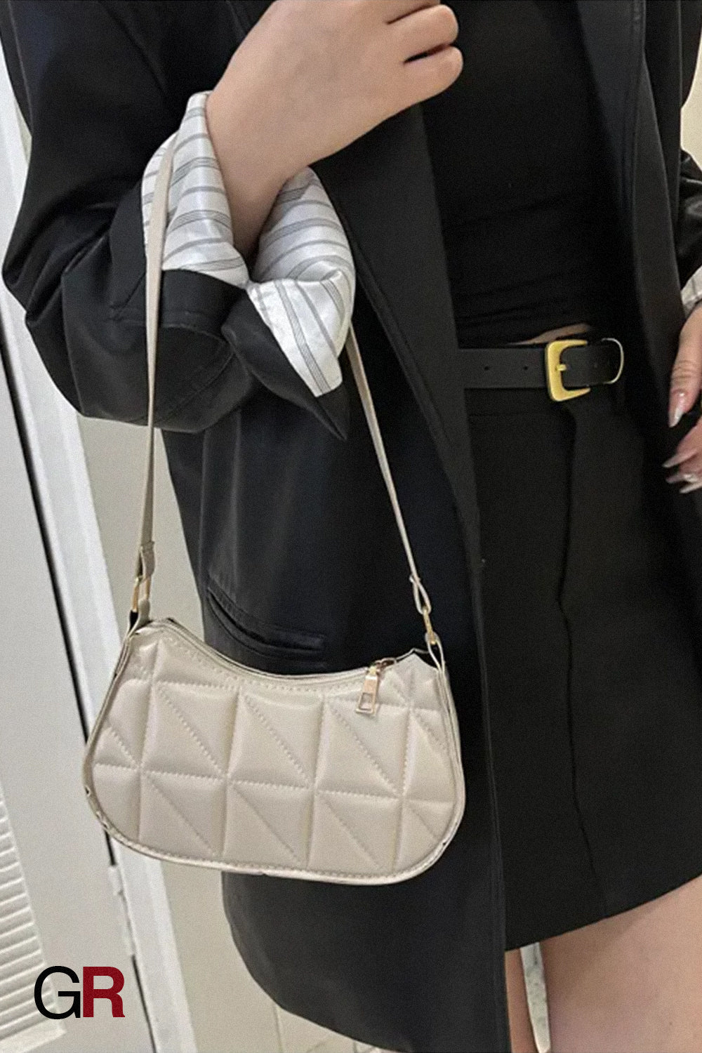 Retro Casual Portable Shoulder Bag Fashion Underarm Bag Women