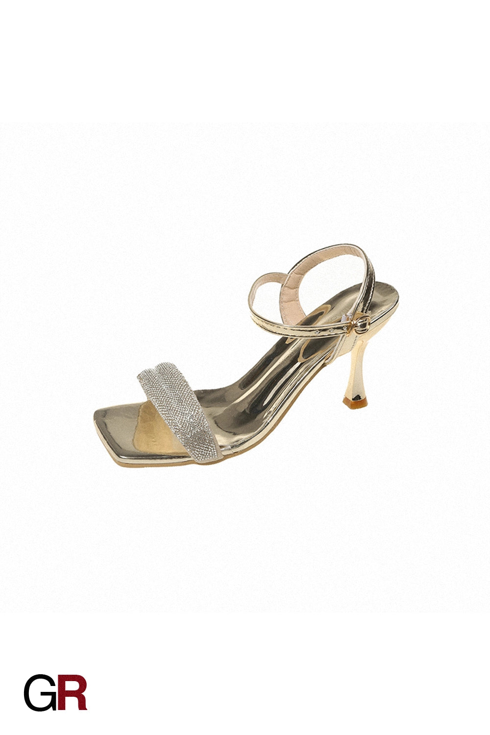 Amara Crystal Heel Sandals