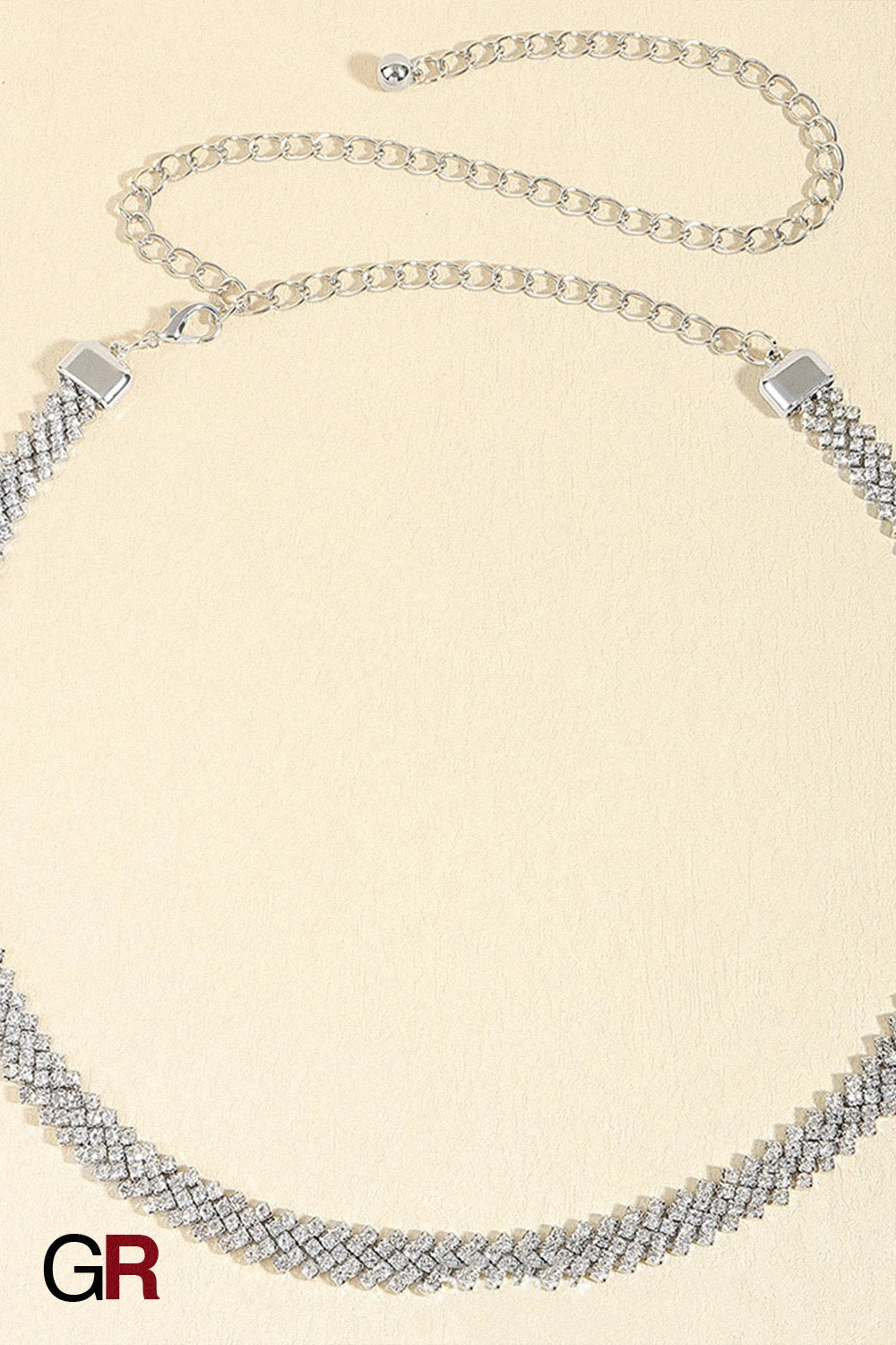 ARIELLA RHINESTONE CHAIN BELT