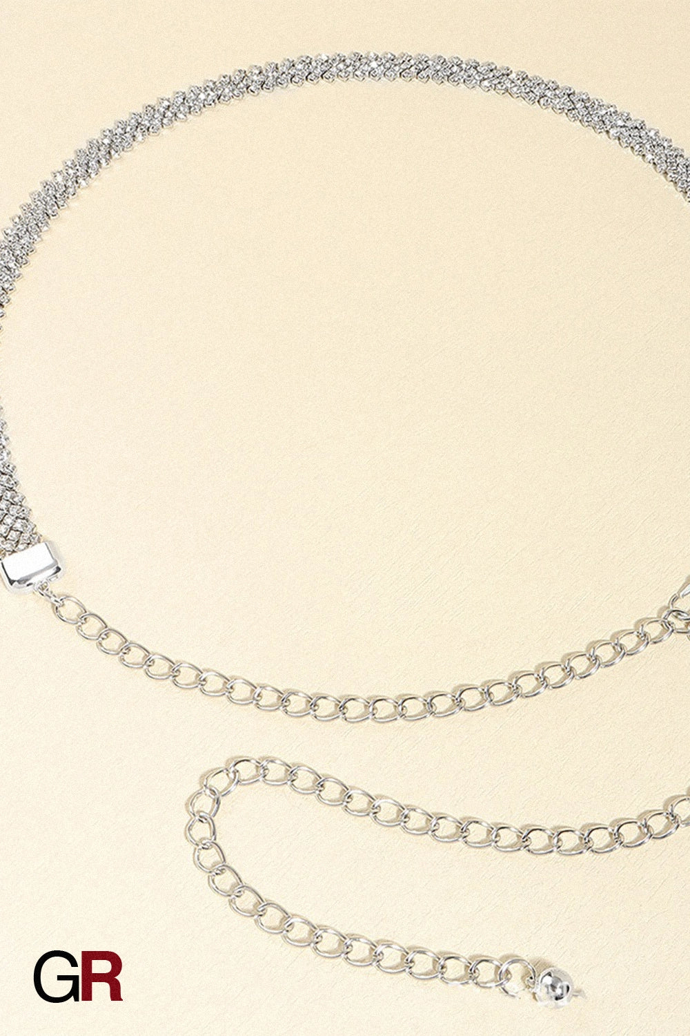 ARIELLA RHINESTONE CHAIN BELT