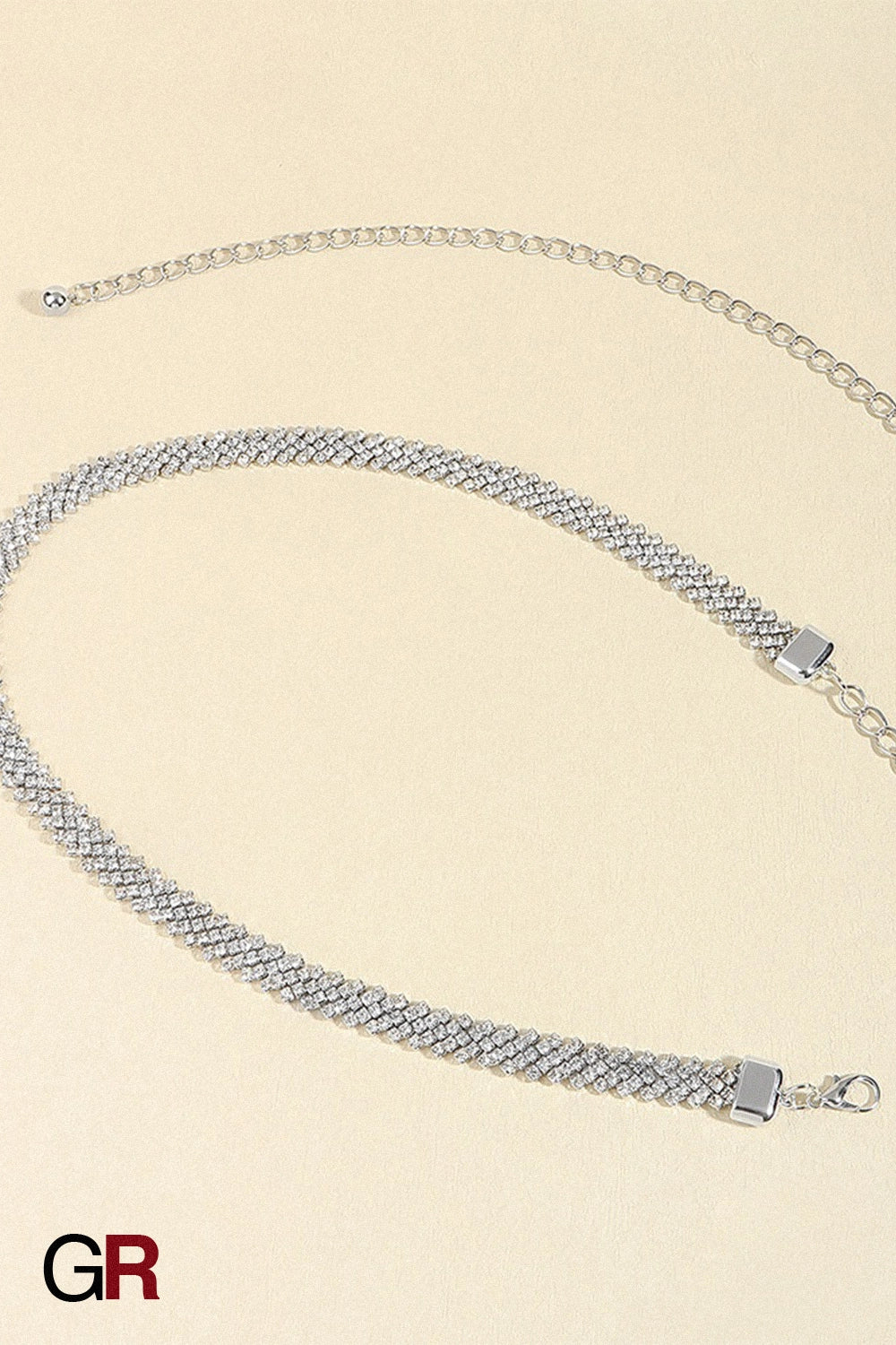 ARIELLA RHINESTONE CHAIN BELT