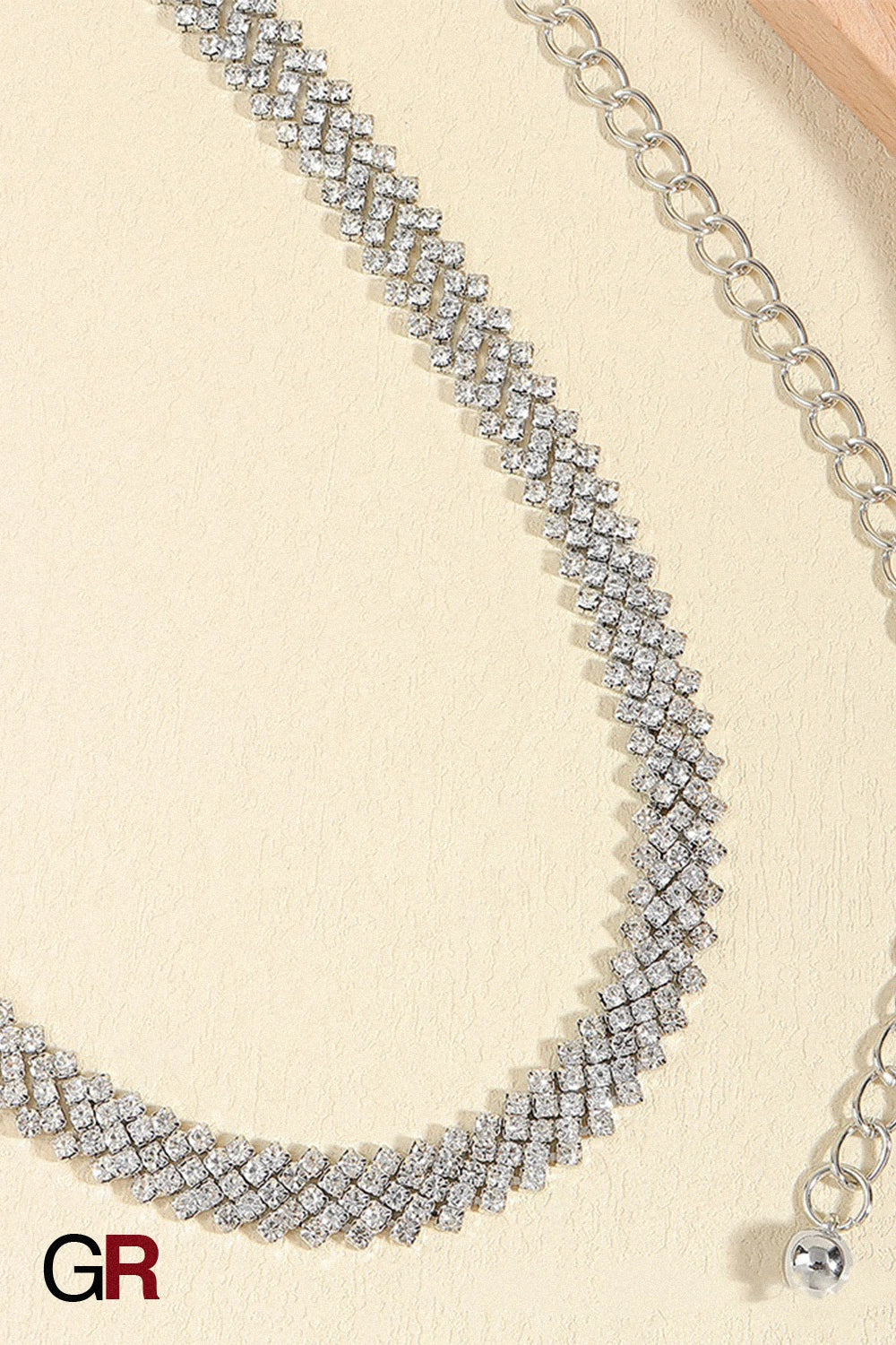 ARIELLA RHINESTONE CHAIN BELT