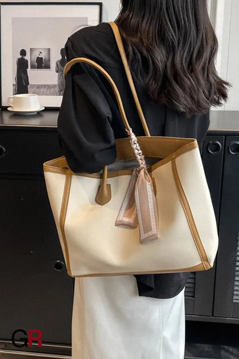 Advanced Texture Winter Commuter Tote Shoulder Bag