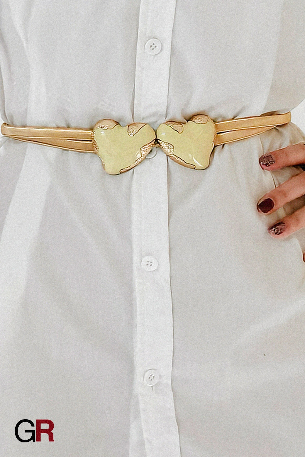 AMOUR HEART CLASP BELT