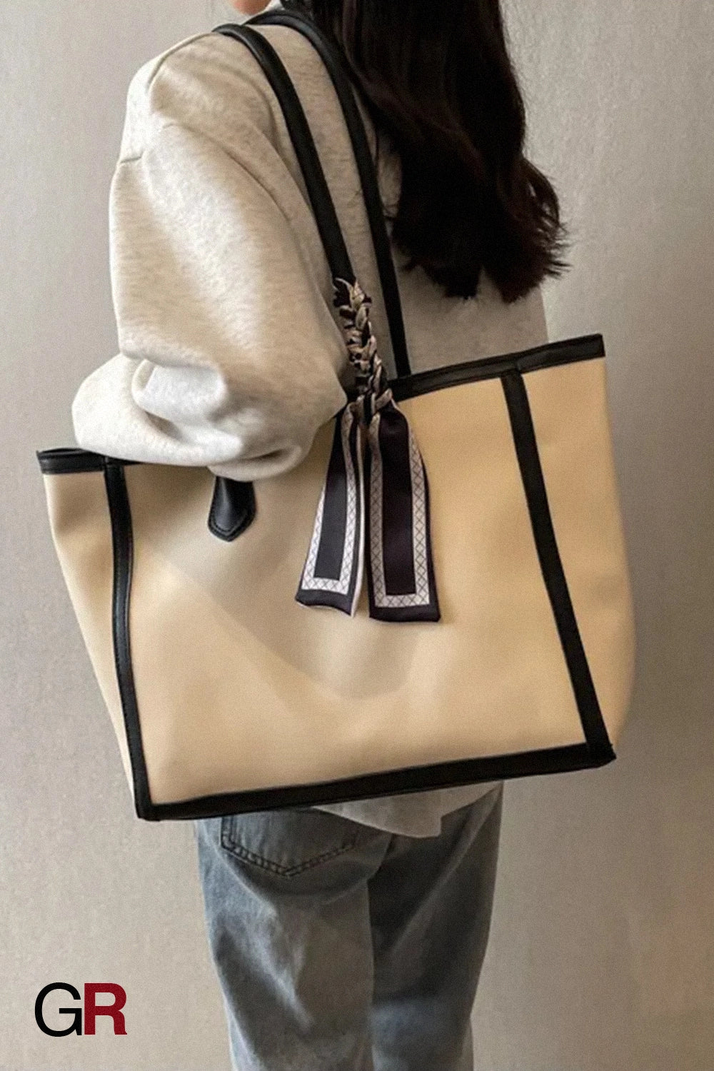 Advanced Texture Winter Commuter Tote Shoulder Bag