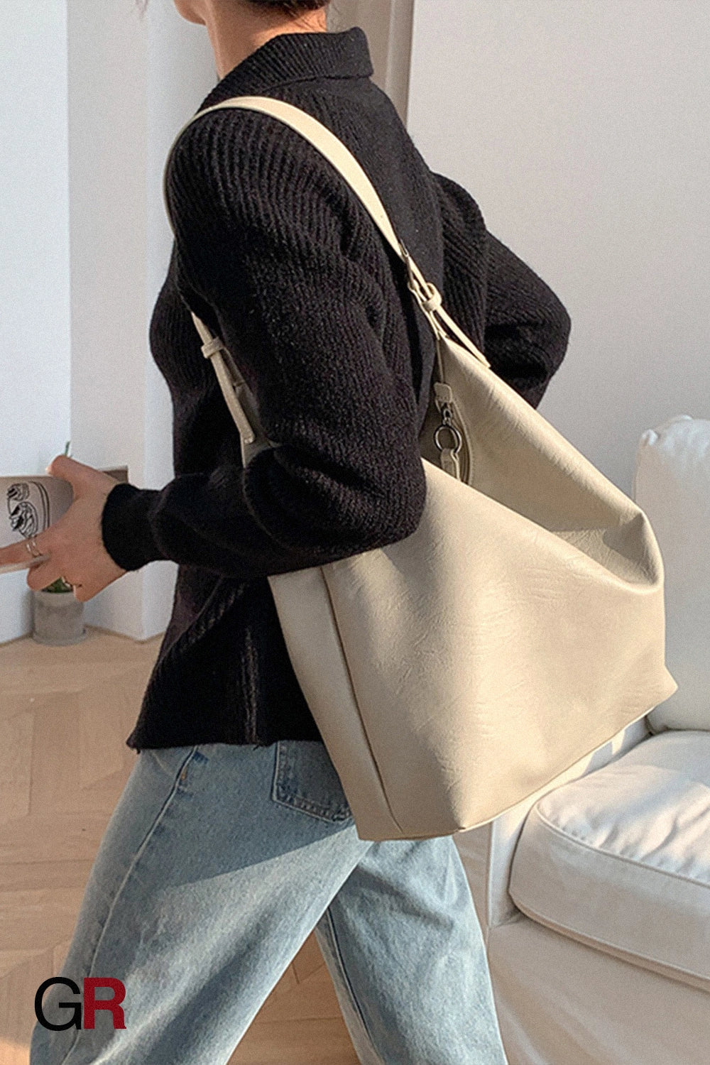 Fashion Casual Soft Leather Tote