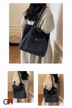 Denim Shoulder Bag Large Capacity Shopping Bag Tote Bag