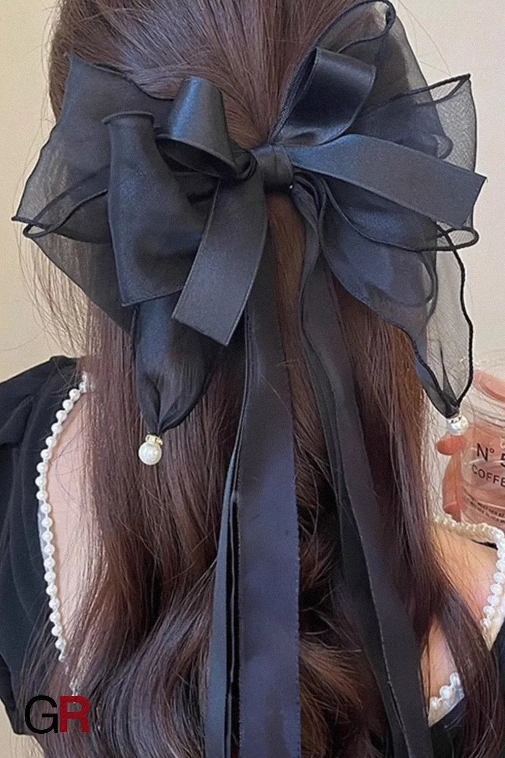 Celestine Blush Bow Clip
