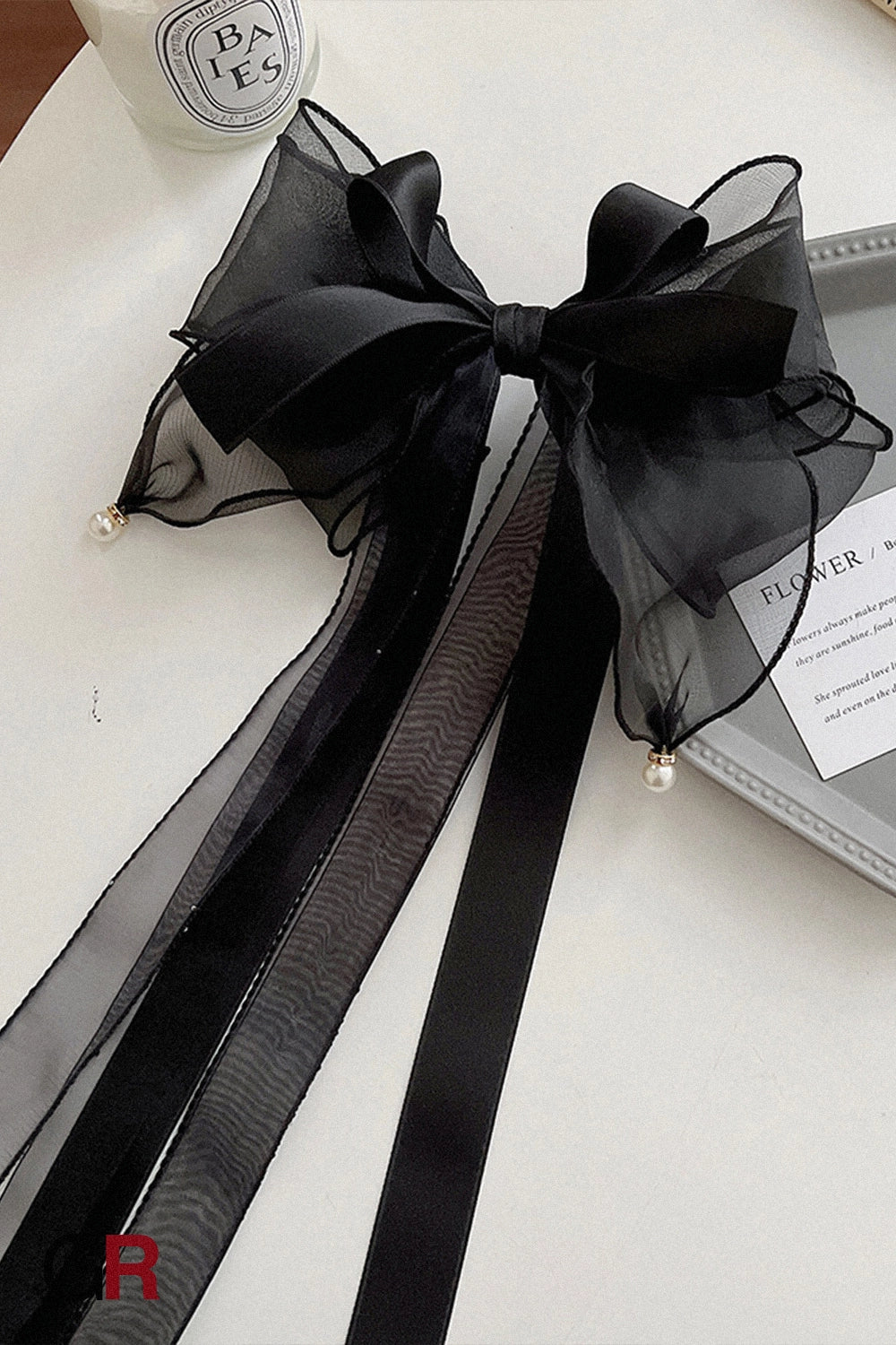 Celestine Blush Bow Clip