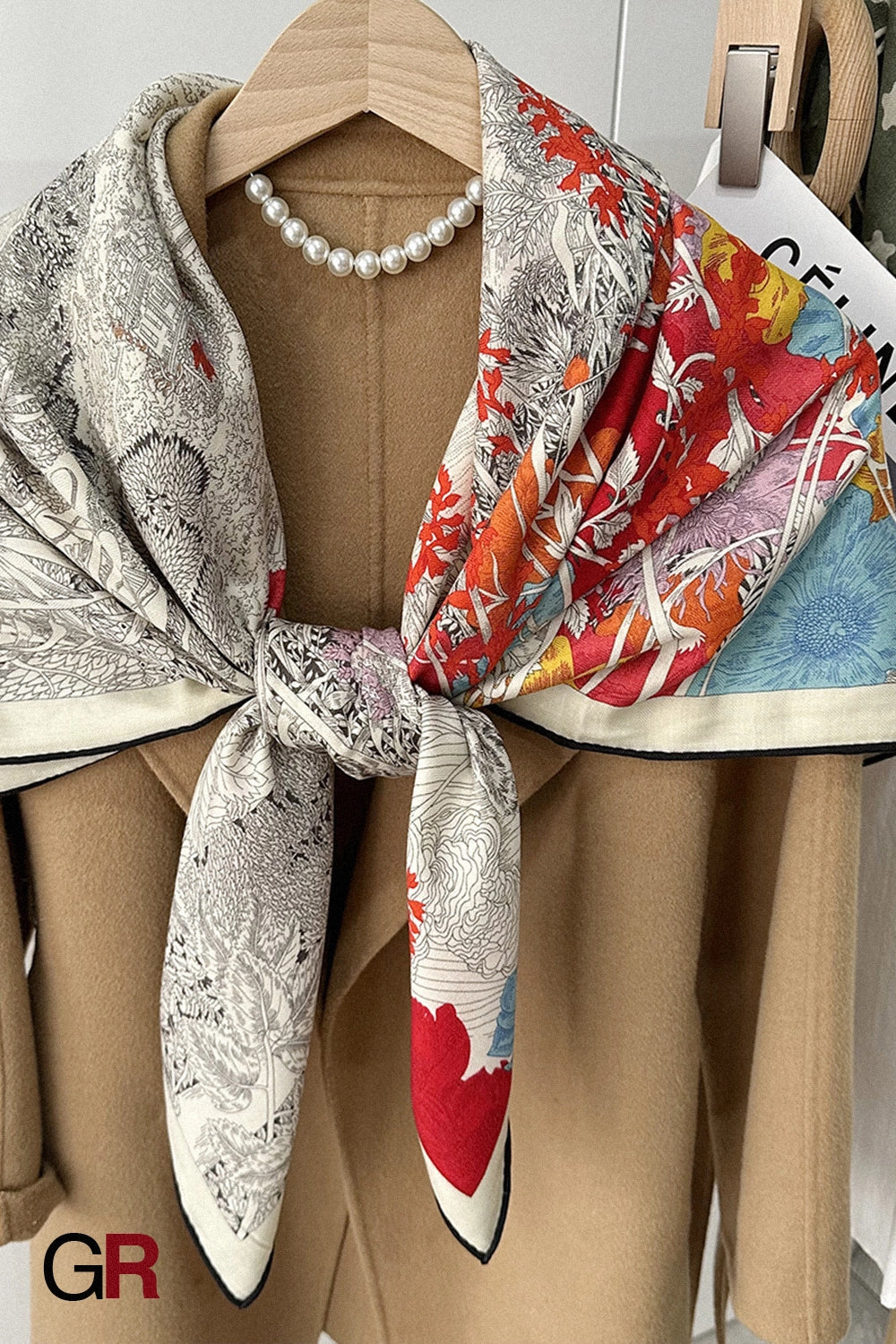 Renaissance Garden Silk Wrap