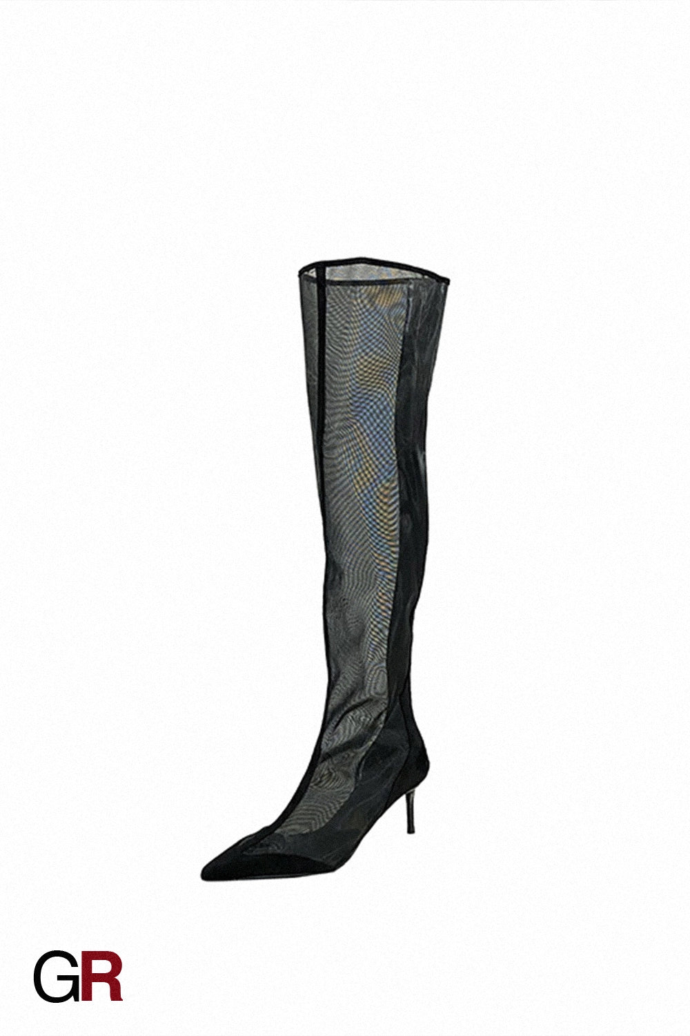 Sloane Mesh Knee Boots