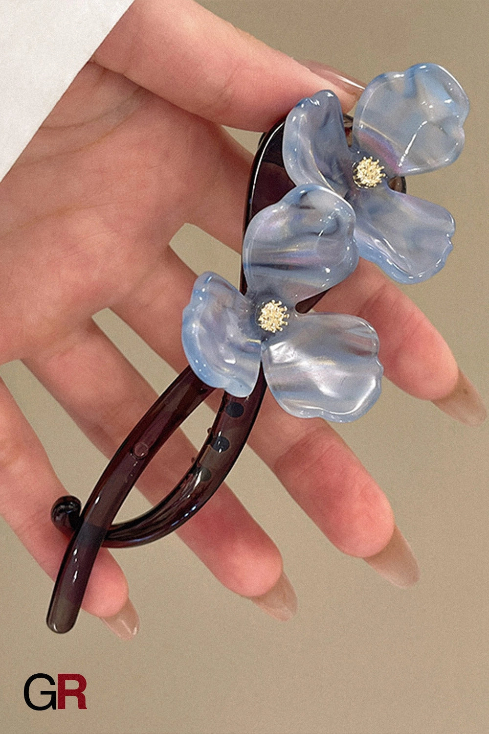 Fleur d’Azur Hair Clip