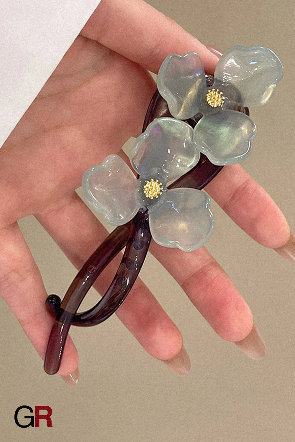 Fleur d’Azur Hair Clip