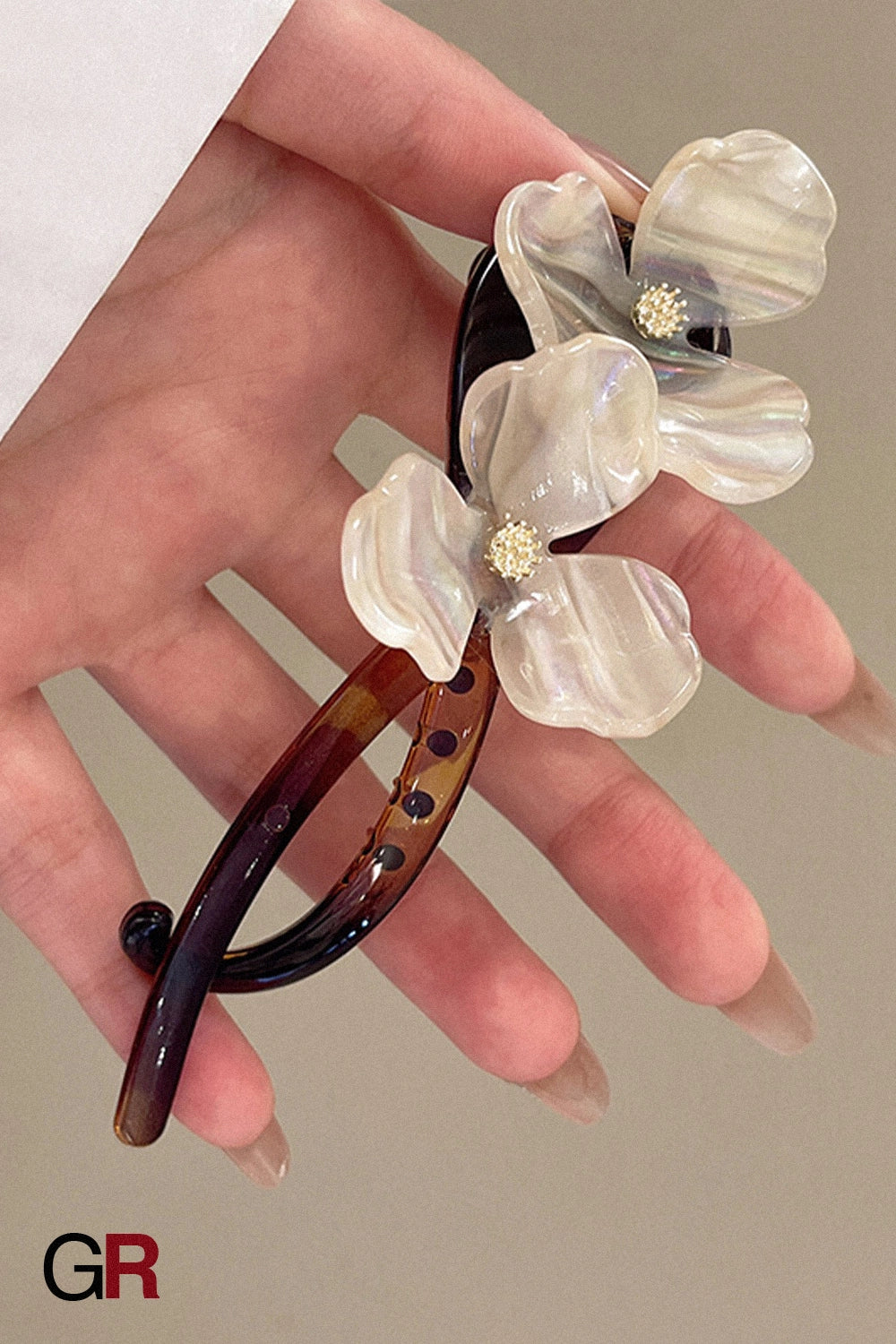 Fleur d’Azur Hair Clip