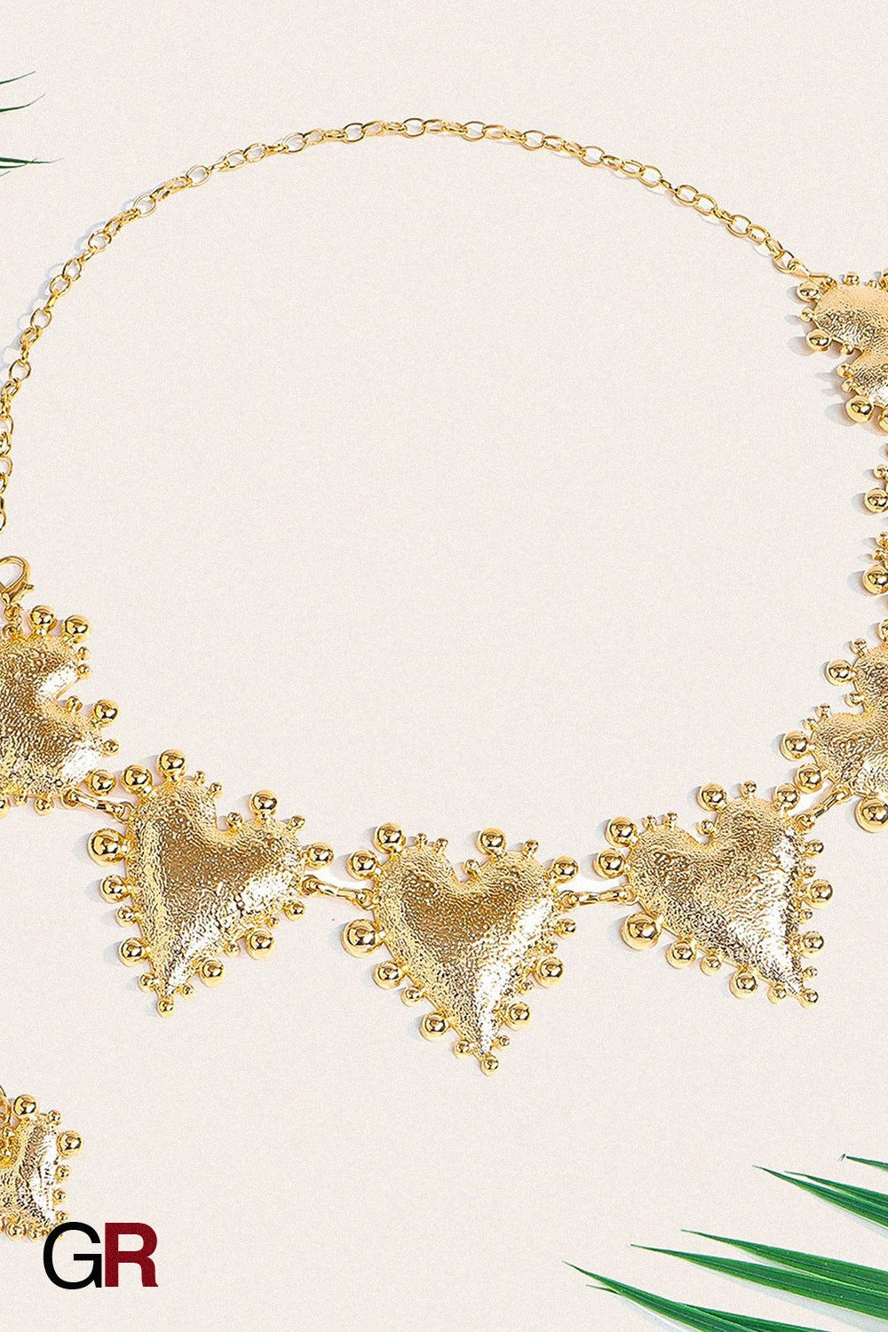 CORAZÓN SILVER HEART CHAIN BELT