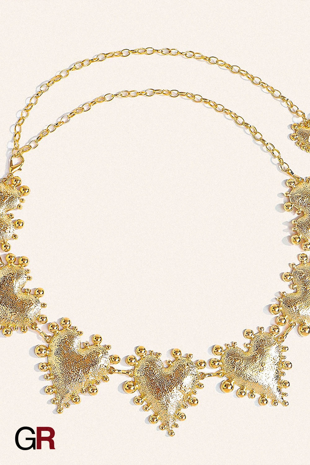 CORAZÓN SILVER HEART CHAIN BELT