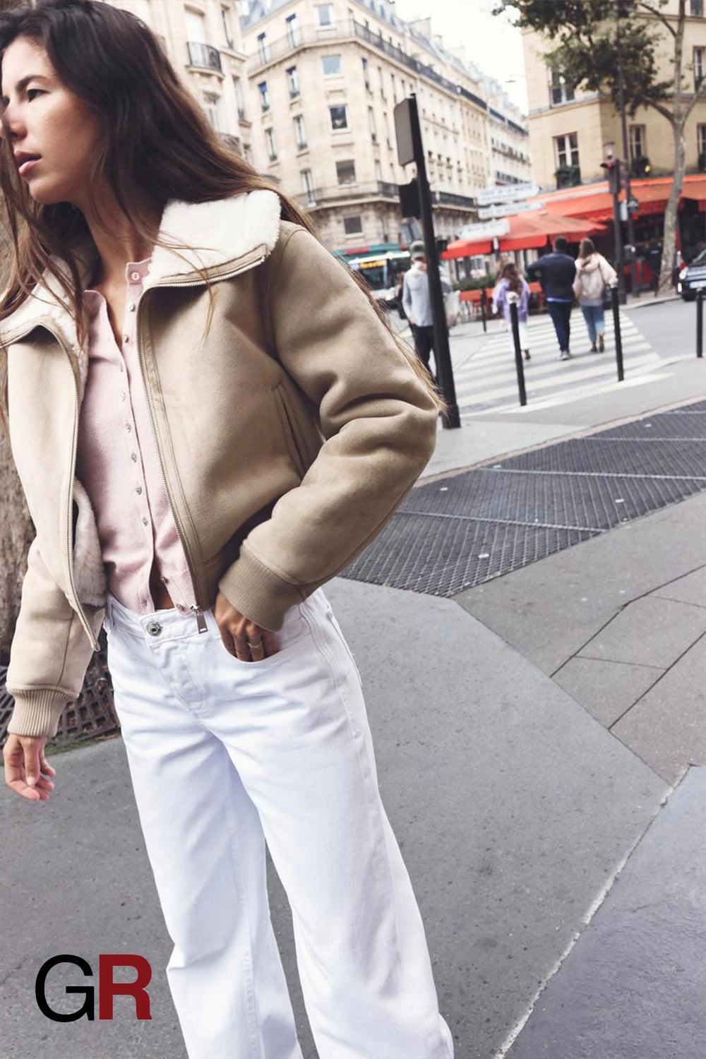 Threaded Hem Wool Jacket - GlamoROZ