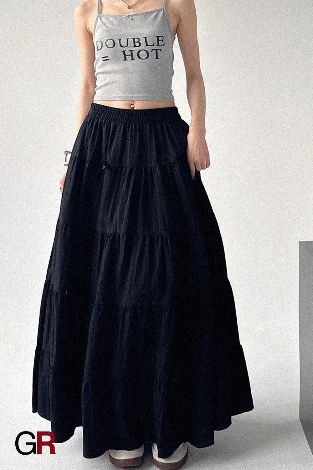 Nocturne Tiered Volume Skirt