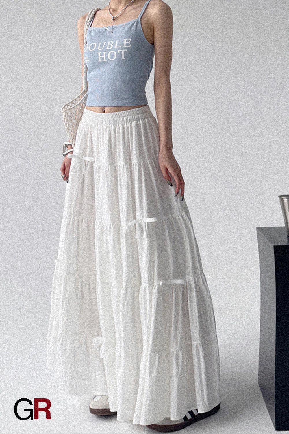Nocturne Tiered Volume Skirt