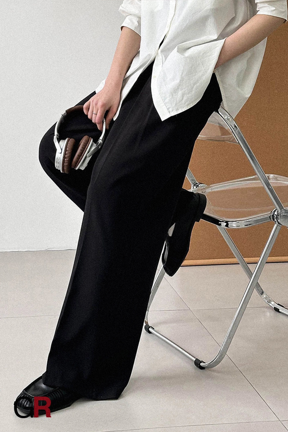 Ivory Atelier Pleated Trouser