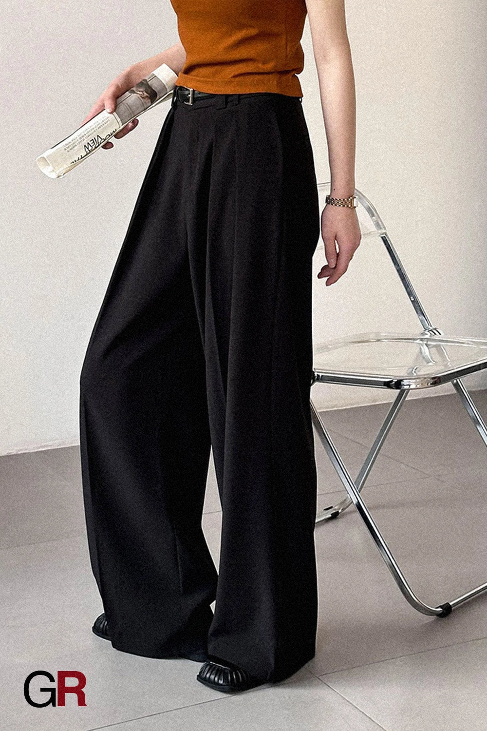 Ivory Atelier Pleated Trouser
