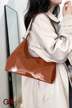 Patent Leather Glossy Women's Shoulder Bag Fashion All-match Handbag